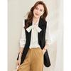 TERRE BLEUE Women's Lapel Vest Jacket