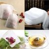 100Pcs/Lot Empty Scented Tea Bags Drawstring Pouch Bag 5.5 X 7CM Seal Filter Medcine Cook Herb Spice Loose Disposable Tea Bag