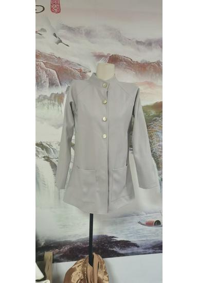 2025 European Autumn/Winter Women's Woolen Single-Breasted Cardigan Coat