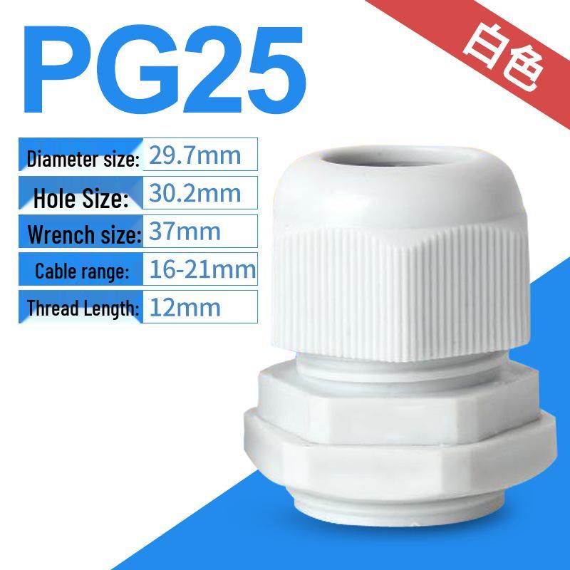 Nylon Waterproof Cable Connector - PG7/9/11/M12/M16 Sealing Gland