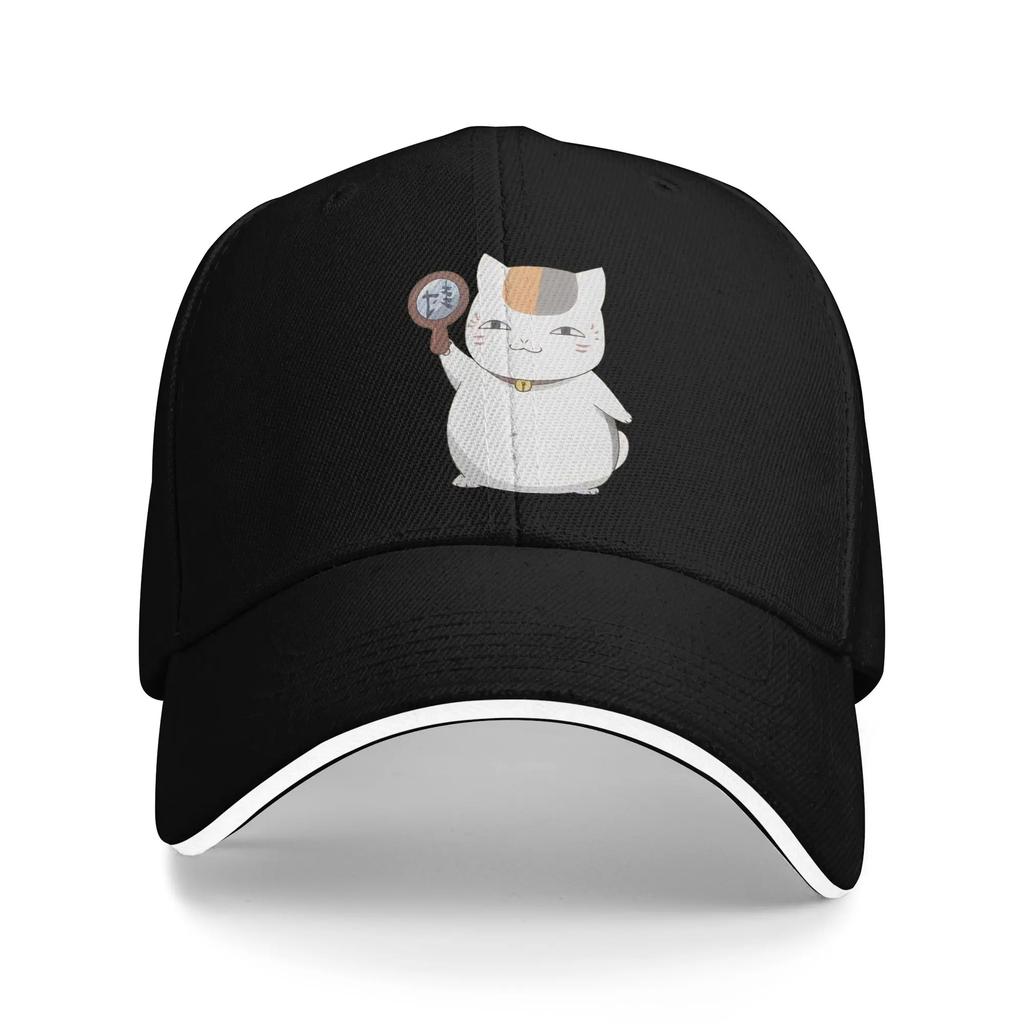 Natsume's Book of Friends Madara Sandwich Baseball Caps Casual Washed Nyanko Sensei Snapback Hat Men Women Gift Adjustable Adult