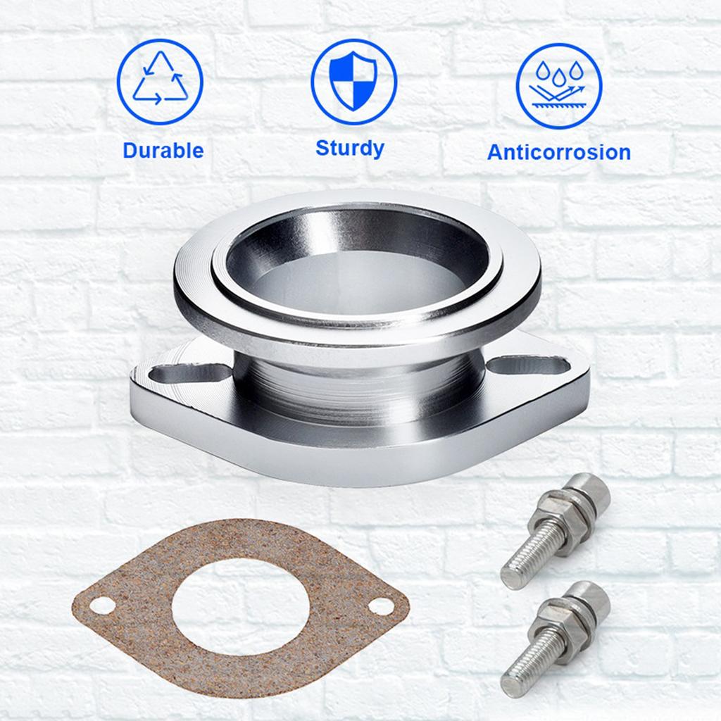 Corrosion Resistant Flange Adapters Aluminum Bypass Flange BOV Bypass Flange Simple Installation for SSQV Blow Engine