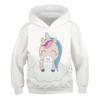 Unicorn 3D Hoodie Children Girls Spring Fashion Long Sleeve Printed Animal Hoodie Loose Cotton Sport Hooded Tops