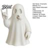 Figura Fantasma in Materiale PLA Statuetta Roccia Stampata in 3D Statua con Gesto della Mano Cool Statua Opaca Decorazione da Scrivania Bianca per Camera da Letto Studio di Gioco Regalo di Halloween