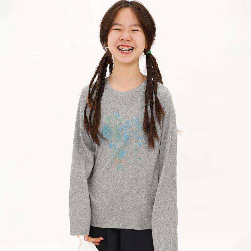 Na Ju Ice Cool Breathable Hand-Painted Long Sleeve T-Shirt 150 cm