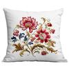 Spring and Summer Imitation Embroidered Flower Pillowcase Home Sofa Living Room Pillowcase New Style Pillowcase