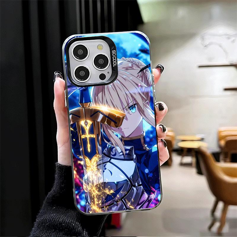 Fate Zero Stay Night Saber Shockproof Phone Case for iPhone 17 Air 16 16E 15 Pro Max 14 Plus 13 Mini 12 Back Cover Anti Fall Fun