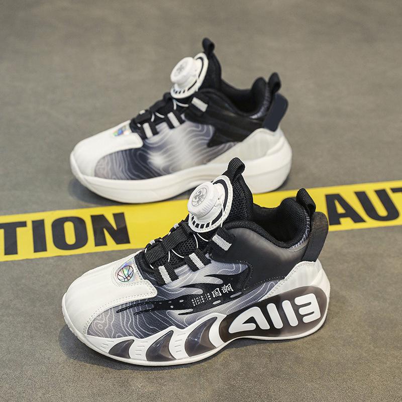 

Children s basketball shoes 2025 spring and autumn new breathable mesh boys running shoes medium and old children s trendy sports shoes girls 40/inner length 25.7cm