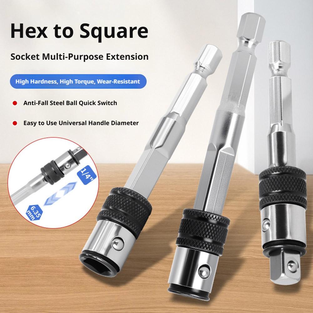 1pc Hex Socket Converter Hex Shank Adapter Drill Bit Converter for Rotary Hammer To Impact Drill Conversion Tool
