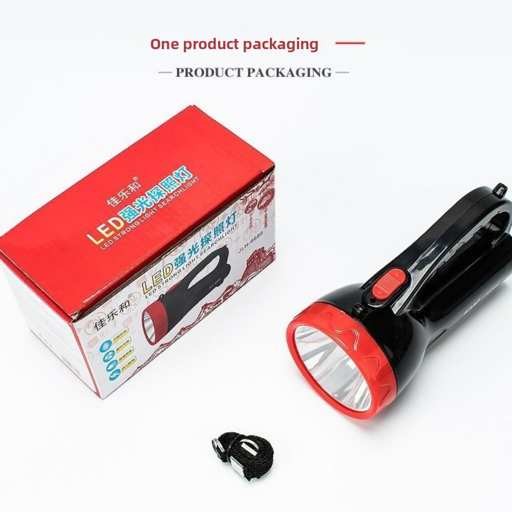Super Bright LED Searchlight-High Power Handheld Spotlight with Long Throw Tactical Lighting for Patrol Flood Control & Camping