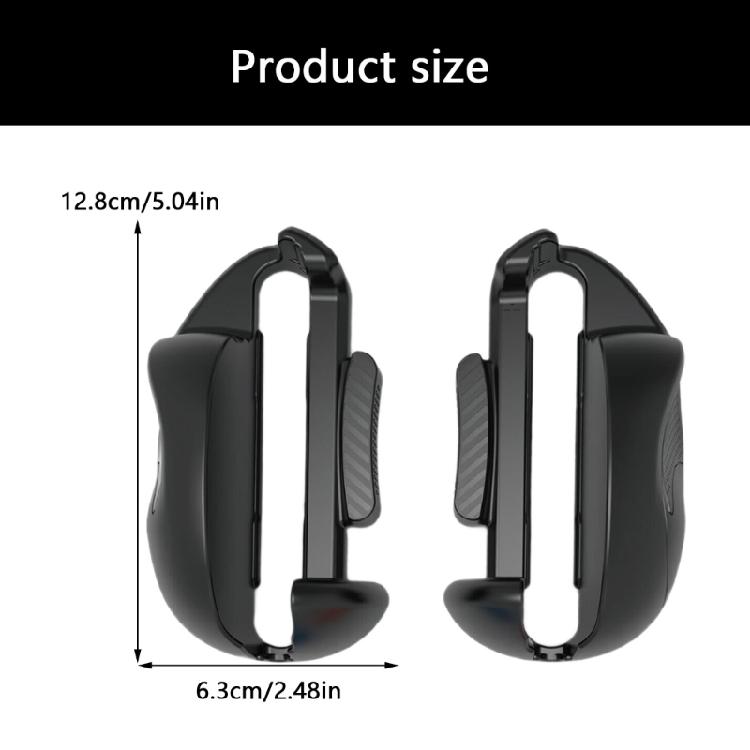 1 Paar Ergonomische Spielgriff-Halterung Links Rechts Gamecontroller Maushalter Griff für NS2 Gaming-Zubehör
