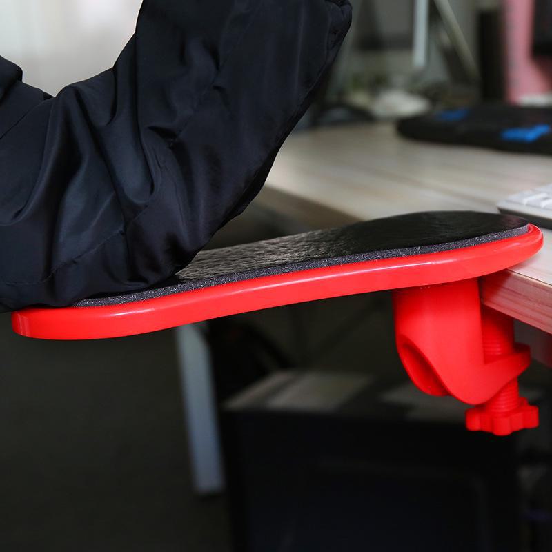 180° Rotating Wrist Support Mouse Pad with Armrest for Computer Desk