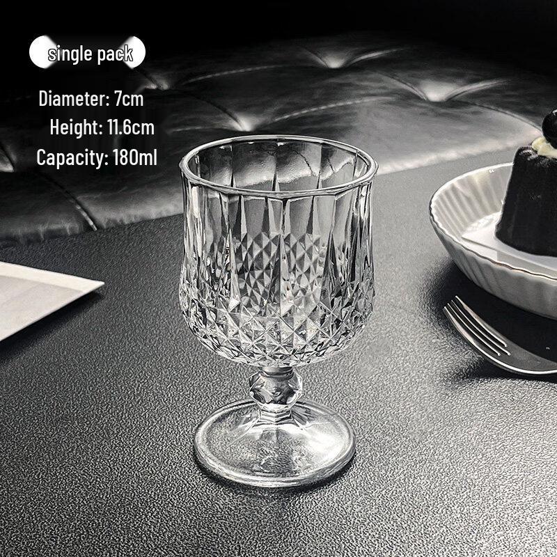 Qwei French Romantic Embossed Glass Drinkware