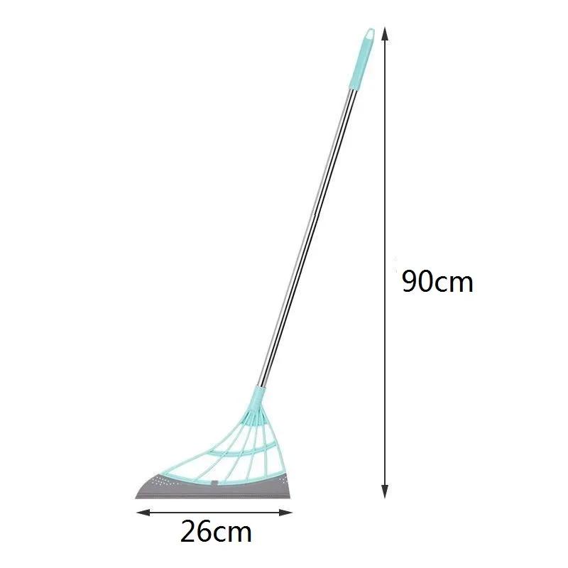 

Волшебная щетка, метла, силиконовая швабра для мытья полов, инструменты для очистки окон, скребок для волос домашних животных, антипригарное средство для подметания и кухни CHINA