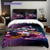 Vibrant Stage Performance Three-piece Set (1 * Duvet Cover + 2 * Pillowcase, Without Core) 2D Flat Duvet Cover and Pillowcase Bedding Set
