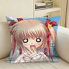 YK Anime KKomari Kamikita Square Sofa Pillow Cover Solid Color Living Room Home Decor Cushion Case