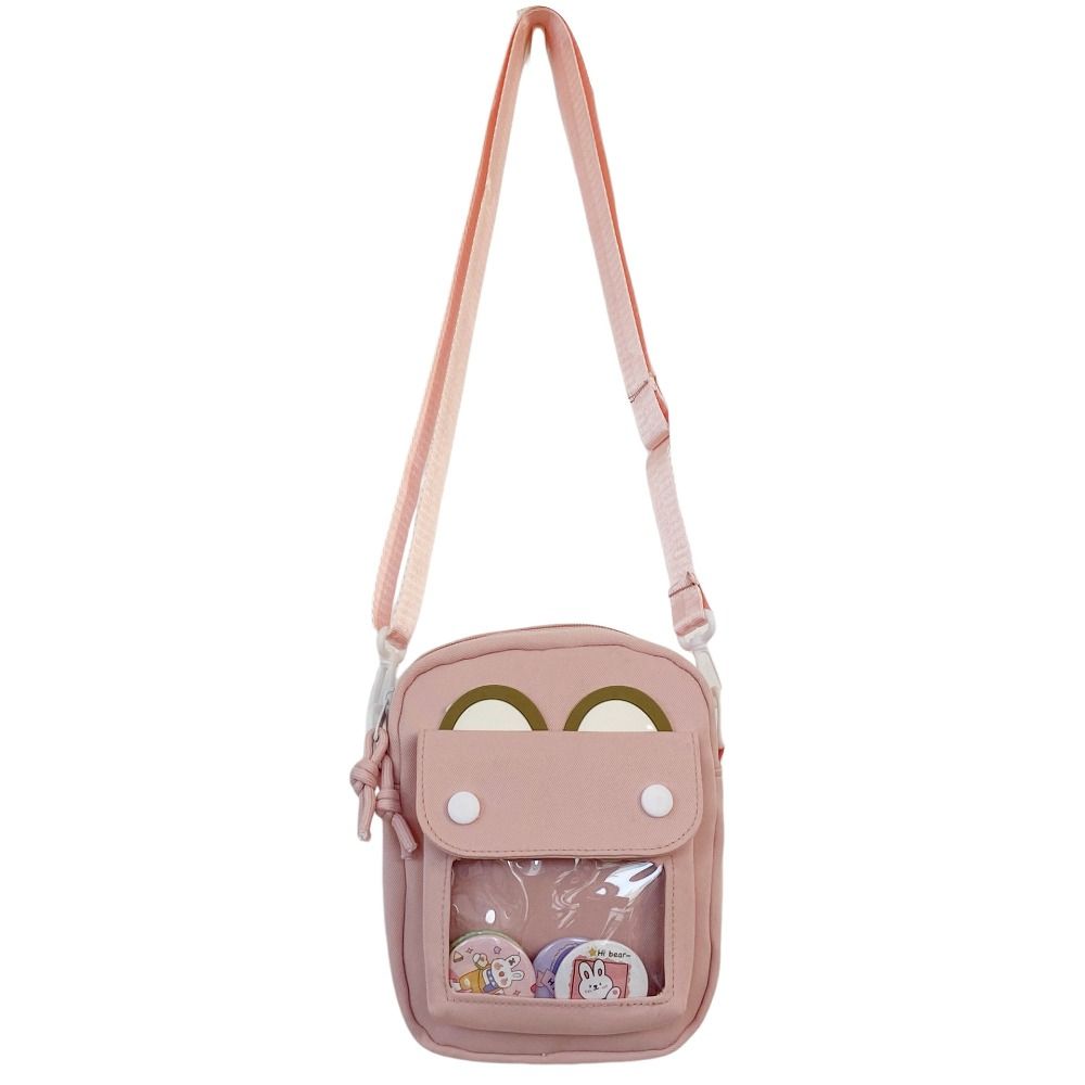 

Японський стиль Kawaii Itabag Прозора сумка через плече Модна сумочка рожевий