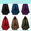 Manto de Veludo Medieval Com Capuz Para Halloween Cosplay E Role Play de Fantasia