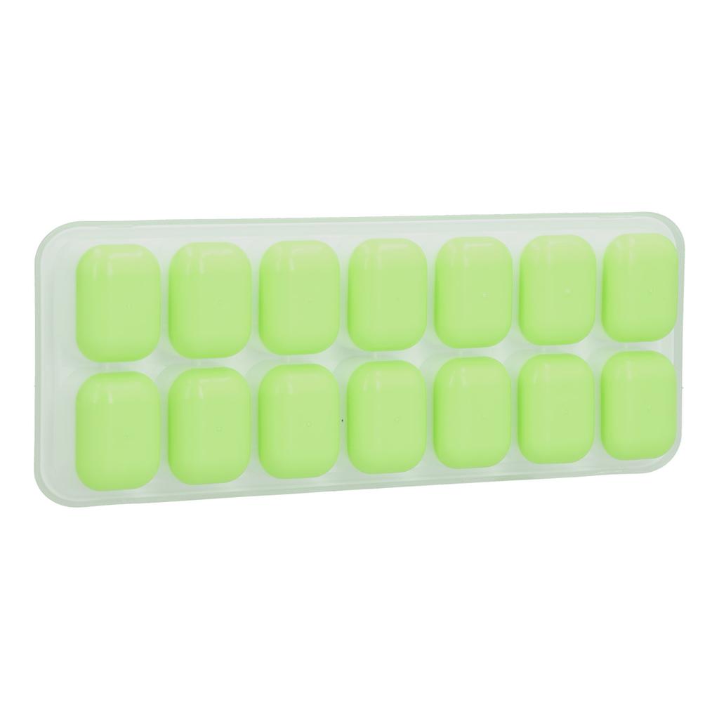 Tray Food Grade Plastic Silicone Ice Mold with Removable Lid for Cocktail