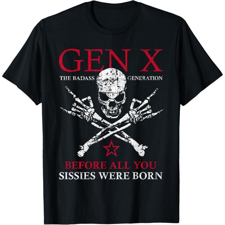 

Figured Gen Z t-Shirt X Generation Before All You Siss were Born Skull Rock Hand T-Shirt for Men Women XXXXXL різнокольоровий