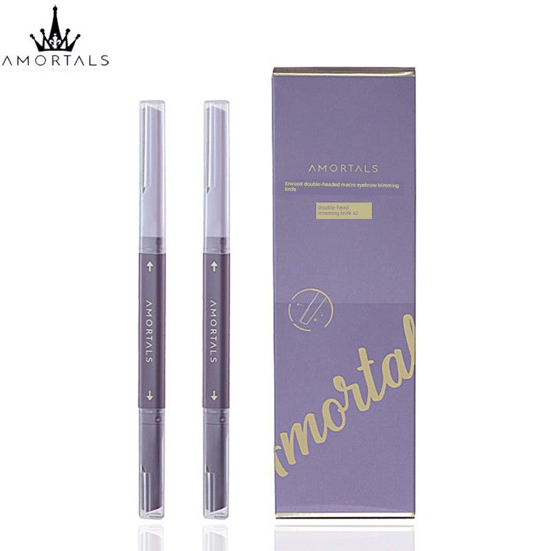 [Member Purchase] Ermutao Micro Dual-Head Eyebrow Razor for Beginners, Anti-Scratch Tool for Men and Women 2 sets