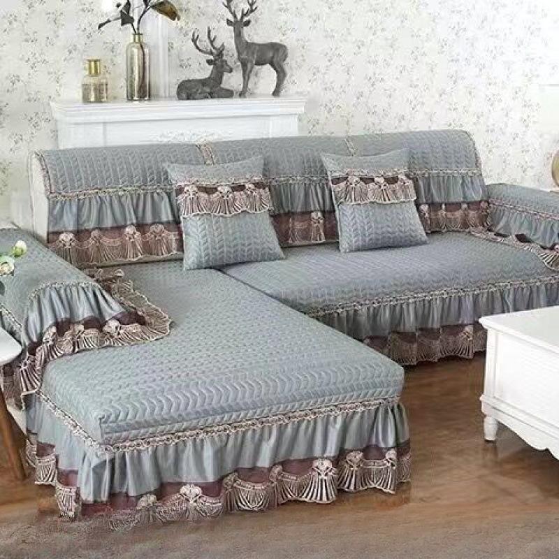 Sofa Cushion Four Seasons Universal European Summer Autumn and Winter Modern Simple Sofa Towel Fabric Bag Sofa Cover
