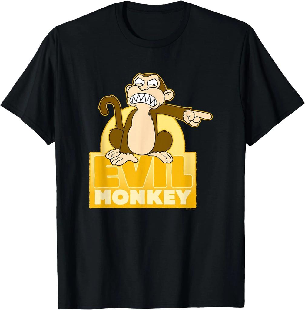 Family Guy Evil Monkey Pointing Cartoon T-Shirt