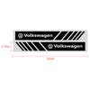 2Pcs Car Stripe Stickers Rearview Mirror Reflective Vinyl Decals Decoration For Volkswagen Passat Polo Golf Beetle Caddy T5 Up Eos Tiguan SkodaA5
