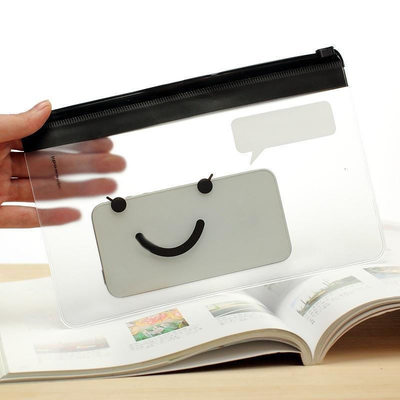 

Милый прозрачный пенал, карманный держатель, органайзер, многоразовый пакет b