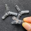 10 Pcs 4mm  Clear Plastic Aquarium “Y”3 Way Airline Tube Connectors Durable Easy To Install for Aeration Systems
