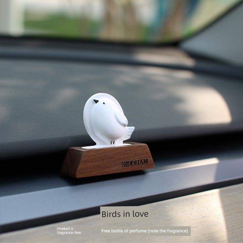 

Original Design by Little Bird: Cute Car Air Freshener, Car Vent Decoration, Solid Wood Aroma Diffuser Stone, Gift Souvenir Bird (Available for 98% of Models) Other notes