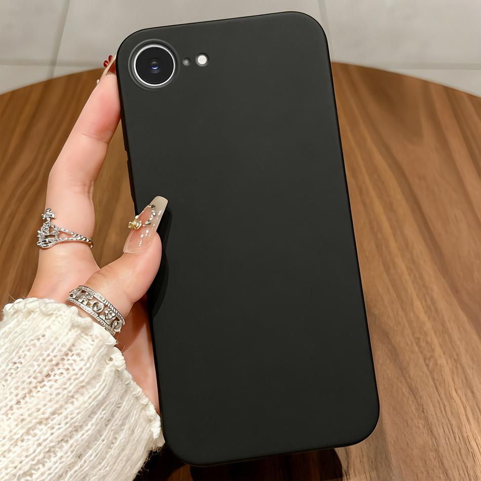 

For Apple iPhone 16E / iPhone 17E Phone Case Gradient Ink Color Design Matte Silicone Soft Shockproof Protective Covers Matte Silicone&iPhone17e