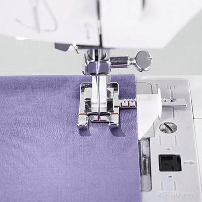 Nähfuß für Nähmaschinen, verstellbare Führung, aufsteckbarer Edelstahl, zum Quilten, Patchwork-Nähen, niedriger Schaft, Füße für Haushaltsnähmaschinen