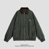 Comfortable Versatile Coat Minimalist Cotton Jacket Men 2026 Jacket Washed Do Old Loose Lapel Men's Spring and Autumn Breathable Work Casual Jacket