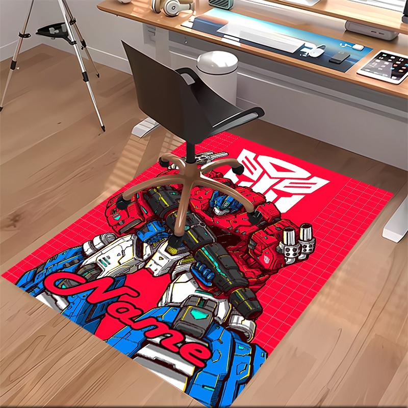 Custom personalization Optimus Prime Print Area Rug - Soft, Washable Non-Slip Indoor Mat,Living Room,Home&Office Decorative Rug