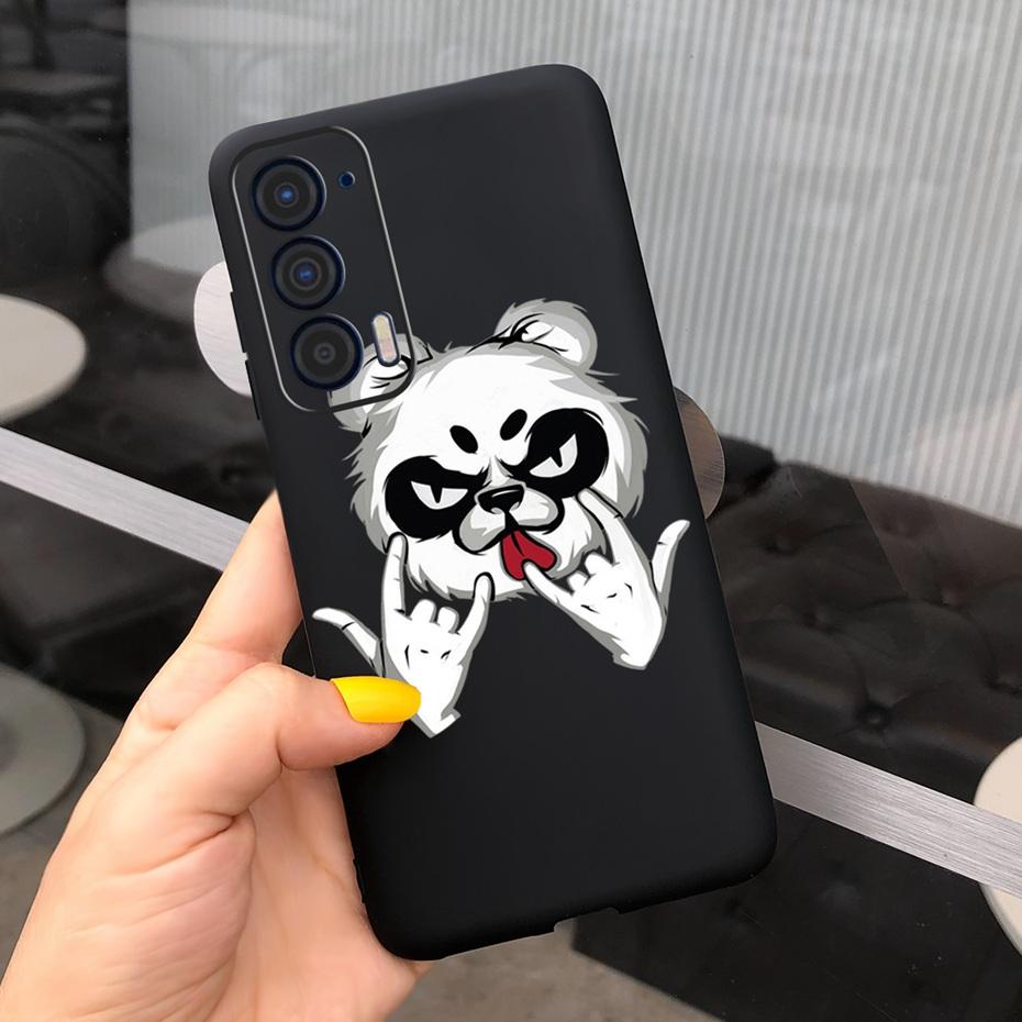 Silicon Case For Motorola Edge (2021) / Edge 5G UW (2021) Fashion Sunflower Daisy Pattern Soft Phone Cases For Edge 2021 XT2141