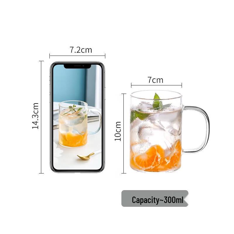 WEIMINGNUO High Borosilicate Glass Drinking Cups