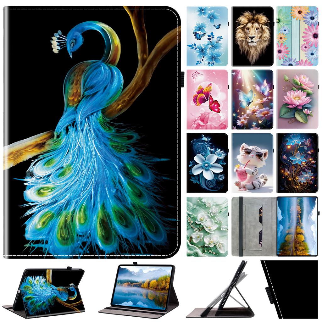 PU kožené pouzdro na tablet pro itel Pad One- 11 stylů! Odolný, se 2 sloty na stojánek, držákem na pero a sloty na karty, flexibilní zadní kryt z TPU