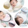 Bloom Imabari Baby Set of Made in Japan Bibs, 3, Fit-Use, 100% Cotton, Bag-Wrapped, (Floral Pink)
