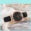 Womens Leather Belt Watch With Quartz Movement And Calendar For Casual Office Wear