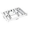 304 Stainless Steel Divided Lunch Tray