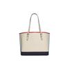 New COACH Mollie Leather Tote Bag, Shopping Bag, Handbag, Shoulder Bag Women's White CB650-SVNP