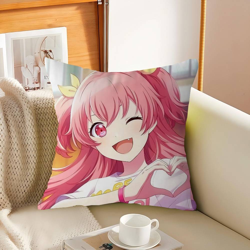 A-Airi Momoi Cartoon Cushion Cover Decorative Pillow Sofa Home Decor Case Pillow Cases