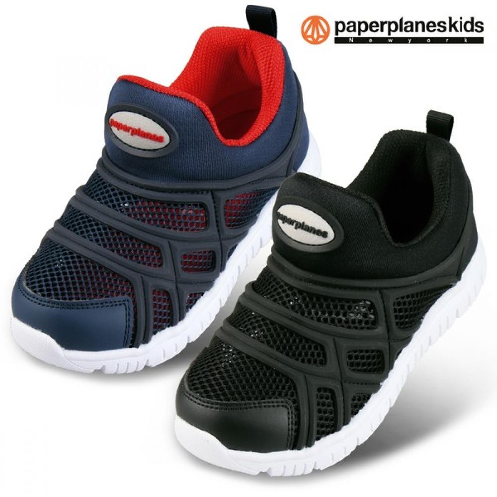 

[Paper Plane Kids] Kids Mesh Sneakers Slip On Summer Shoes For Boys And Girls Paper Plane Kids navy/230