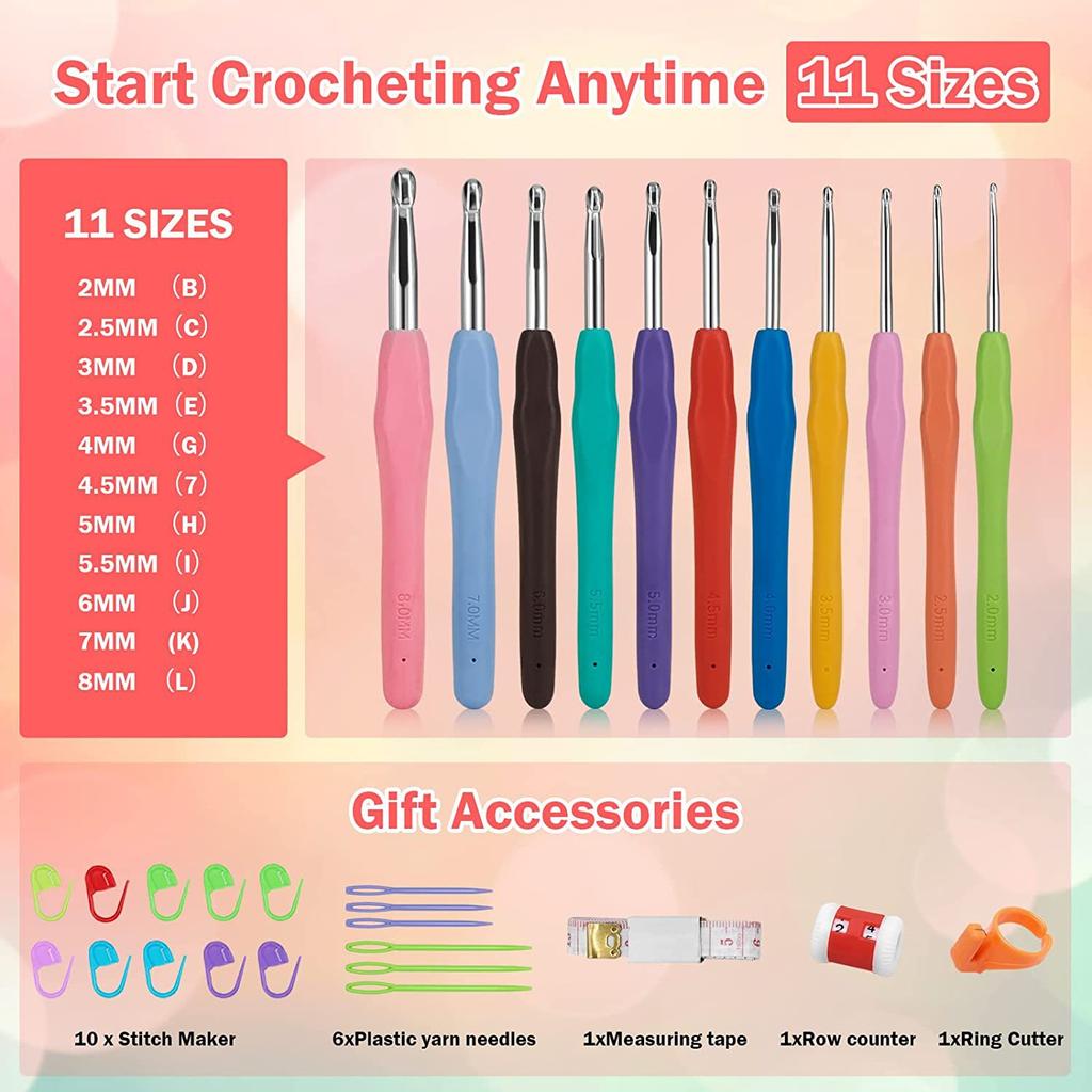 Customize Portable Needle Set Kit for Crochet Work Knitting Work
