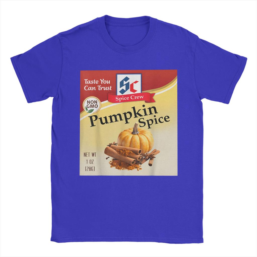 Men's T-Shirts Pumpkin Spice Condiment Costume Holiday Spice Costumes Group Tee Shirt Short Sleeve  T Shirt Crewneck Clothes