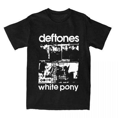 Deftones White Pony T-Shirt Men Women 100% Cotton Plus Size O-Neck Oversized Casual Streetwear Vintage Harajuku Unisex Tees