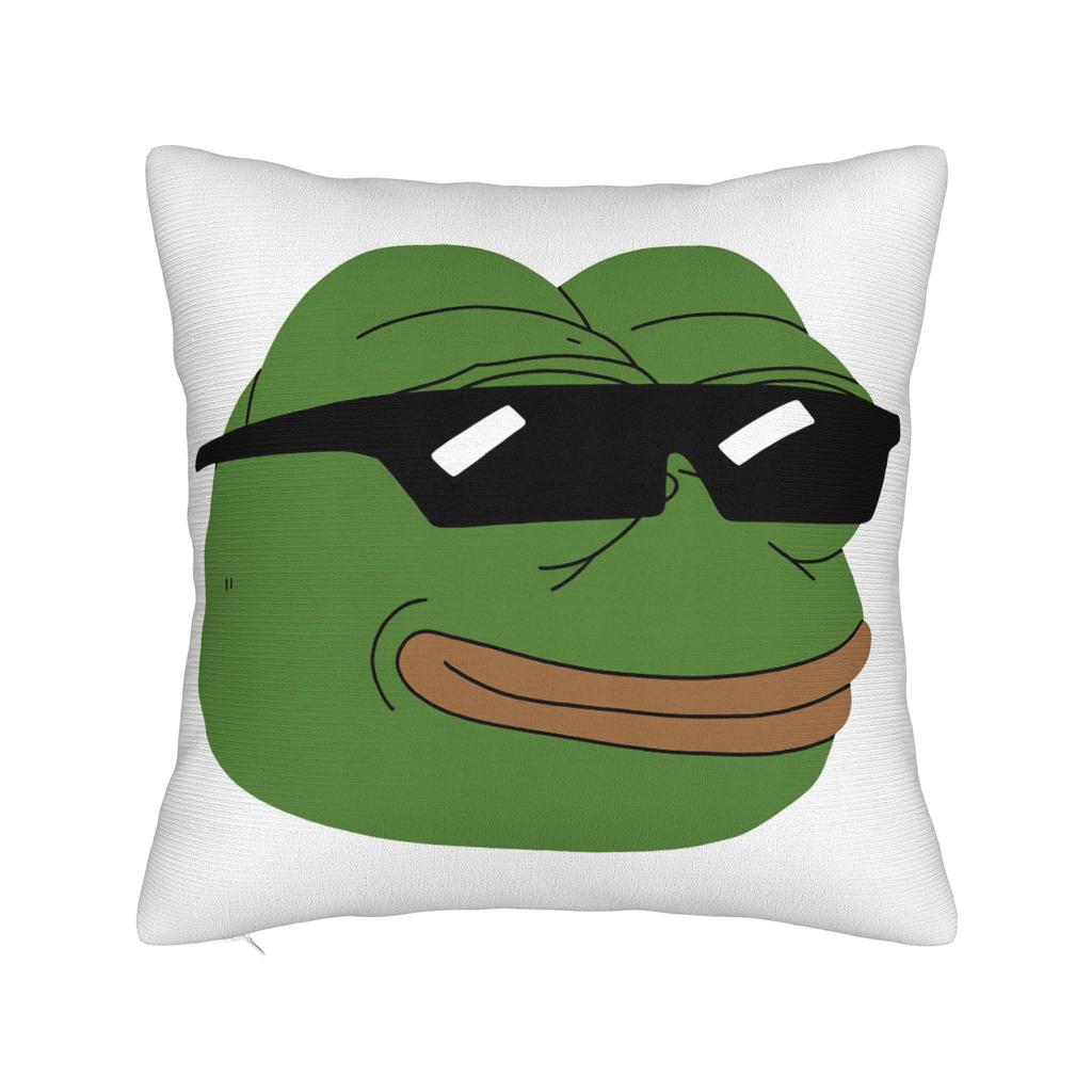 Pillow Case Pepe the Frog Soft Pillow Cover For Sofa Home Decoration Retro Trendy Pillowcases