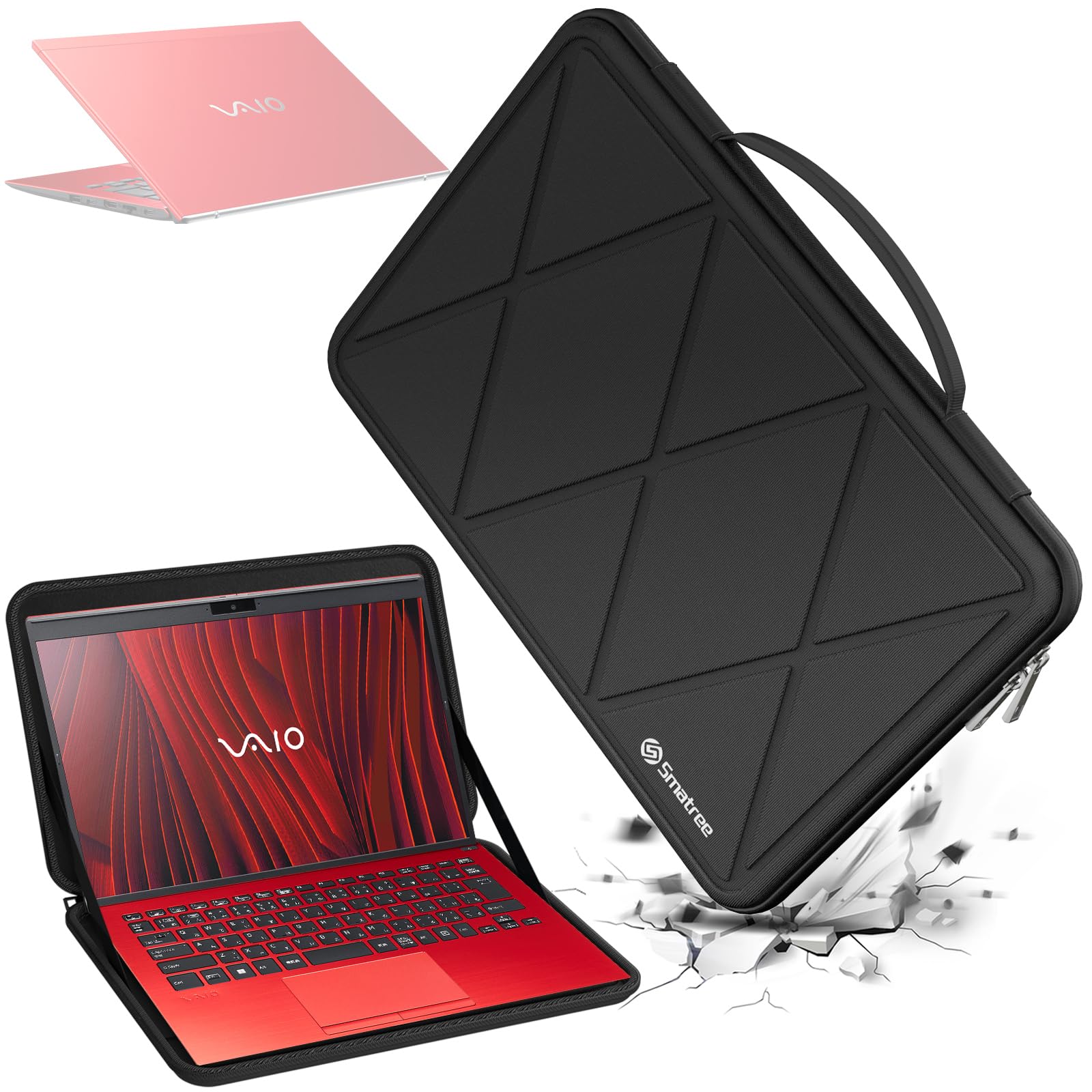 

Smatree Жесткий чехол для ноутбука для Sony VAIO SX14 и VAIO Ударопрочный и Водонепроницаемый 14-дюймовый Z, 360-градусный (X8040)