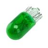 10Pcs Green T10 12V 5W Wedge trument Dash Light Lamp Halogen Bulb fit for universal